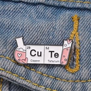 Scientific cute enamel pin